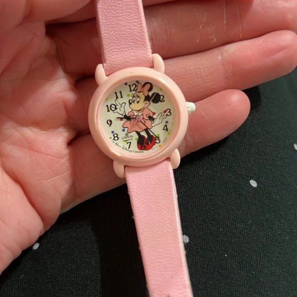 Lotus Minnie Mouse Watch Vintage Pink Minnie Mouse Lorus Quartz Watch | Lorus V811  main image 4